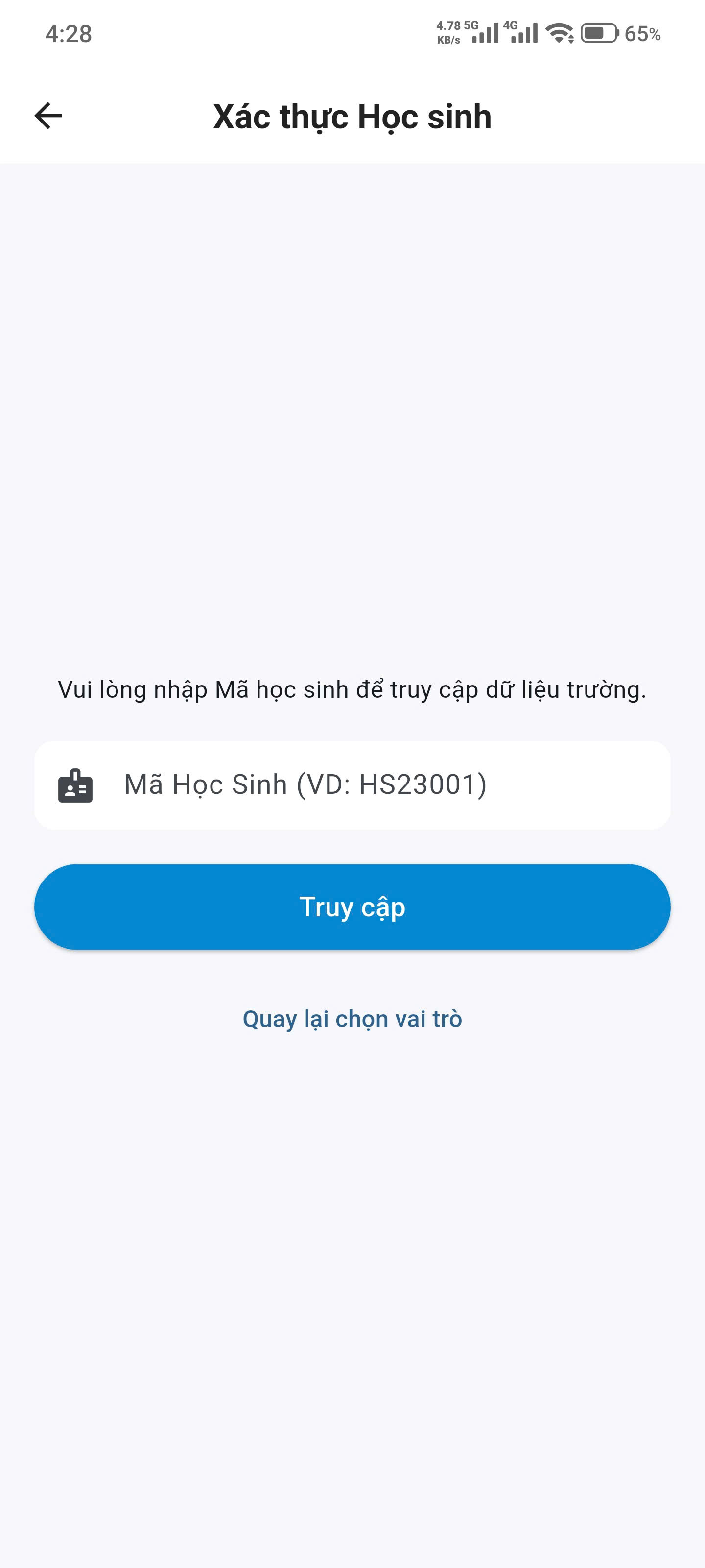 Cổng Phụ huynh & Học sinh